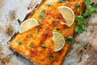 Chili-Lime Marinated Baked Salmon Recipe
