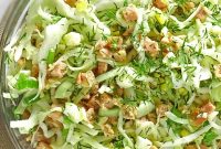 Crispy Cabbage and Egg Salad with Tangy Dressing