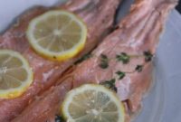 Whole Roasted Trout with Lemon and Thyme: Oven Recipe for Crispy Skin
