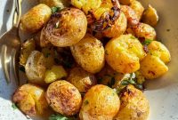 Crispy Greek Lemon Potatoes in the Air Fryer