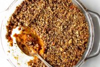 Crispy Sweet Potato Crunch Recipe with Maple-Pecan Topping