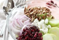 Cranberry Pecan Cucumber Salad with Honey-Lime Dressing