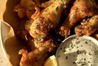 Crispy Oven-Baked Lemon Pepper Chicken Wings