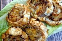 Savory Sausage and Caramelized Onion Pinwheel Appetizers