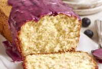 Lemon Blueberry Loaf Recipe with Zesty Glaze