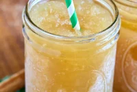 Apple Cider and Rum Slushies: Autumn Cocktail Recipe