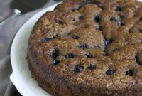 Blueberry Gingerbread Cake with Warm Spices