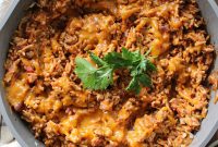 Cheesy Taco Rice Skillet — One-Pan Weeknight Dinner