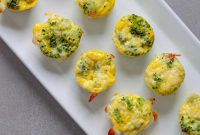 Broccoli and Cheddar Mini Egg Bites — Low-Carb Breakfast Bites