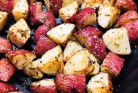 Crispy Air Fryer Garlic and Rosemary Potatoes
