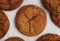 Chewy Molasses Crinkle Cookies with Spiced Sugar Crust