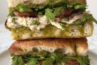 Roast Chicken, Bacon & Pesto Sandwich Recipe for Weeknights