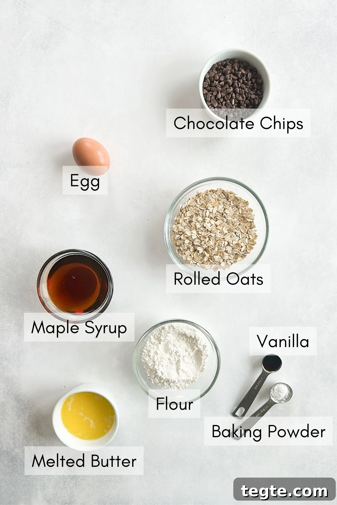 Chewy Maple Oatmeal Cookies with Warm Spices 3 Ingredients to make maple oatmeal cookies.