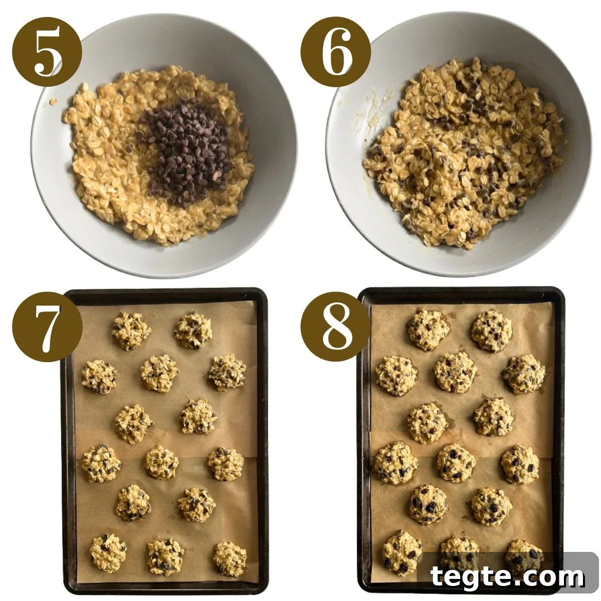Chewy Maple Oatmeal Cookies with Warm Spices 6 Steps to make maple oatmeal cookies.