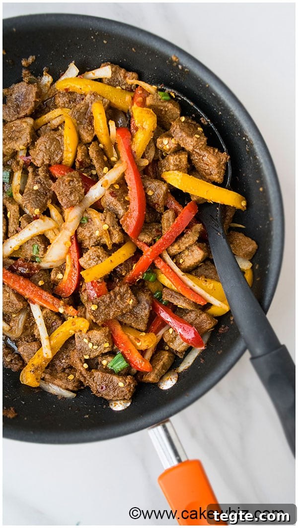 One-Pan Spicy Beef Stir-Fry Recipe for Weeknight Dinners 4 One Pan Spicy Beef Stir Fry Recipe 8