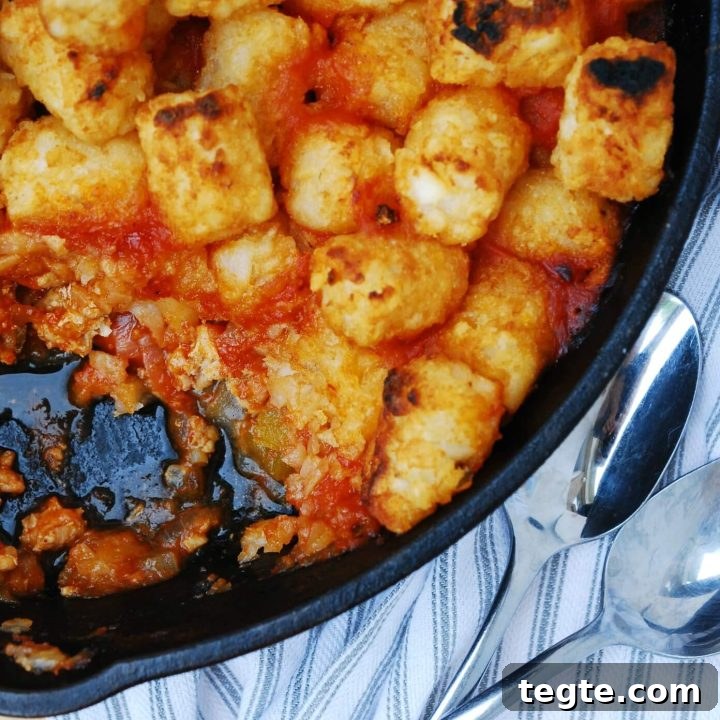 Kid-Friendly Skillet Sloppy Joe Casserole