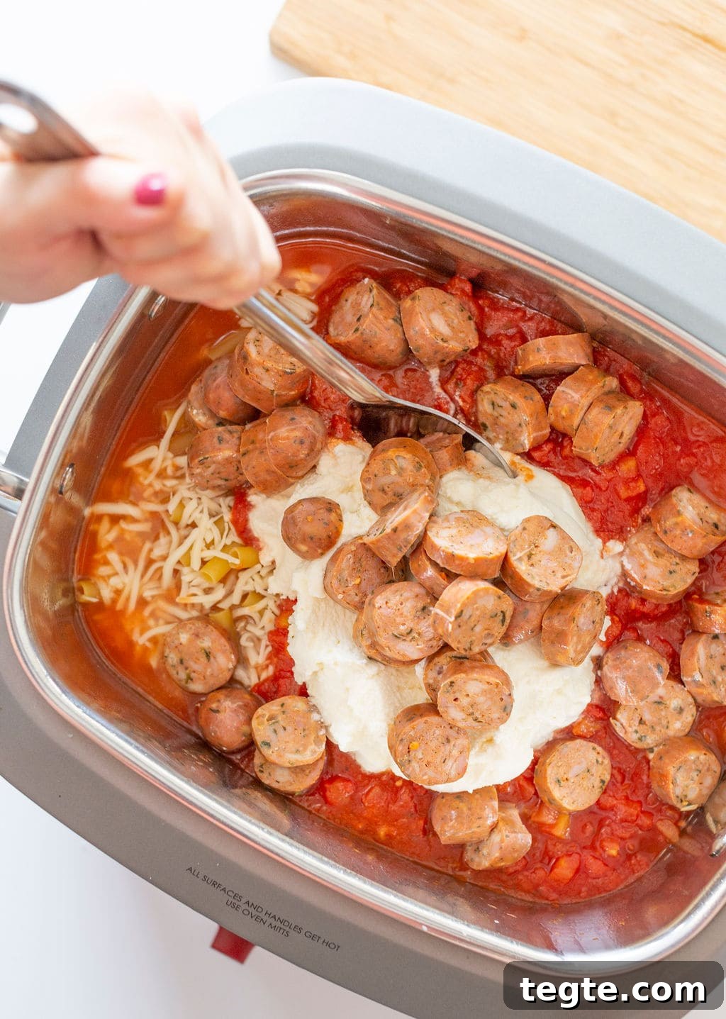 Slow-Cooker Baked Ziti with Melty Cheese and Italian Sausage 20 img 108867 19
