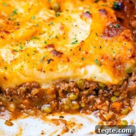 Over 20 St. Patrick’s Day Recipes for Festive Celebrations 6 Shepherds pie in a white baking dish