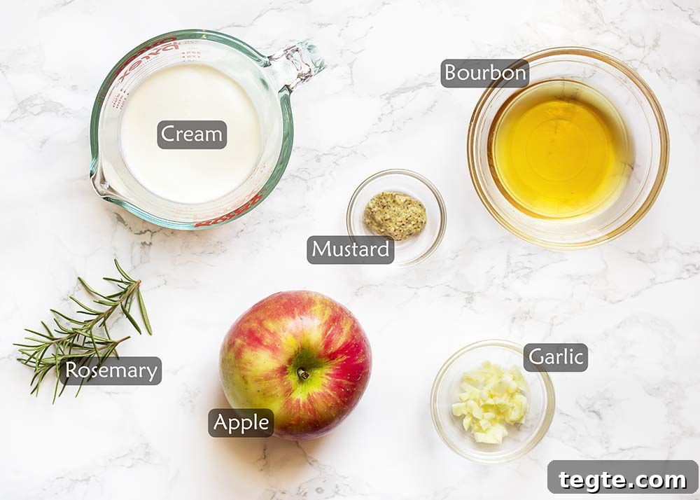 Ingredients for the recipe.