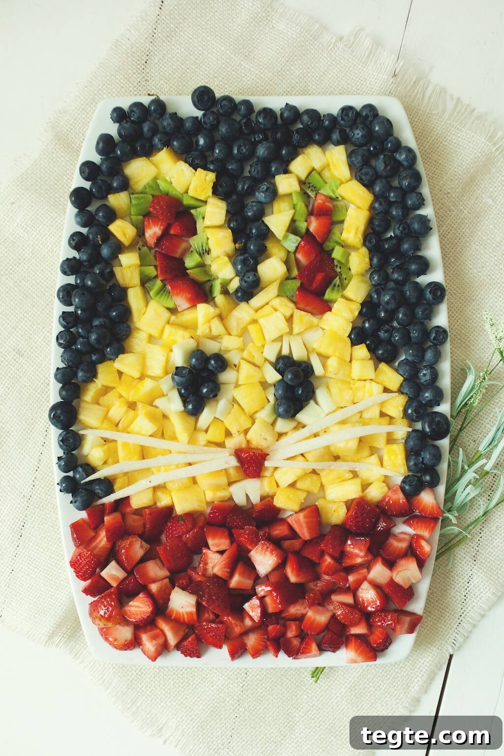 Easter Bunny Fruit Tray