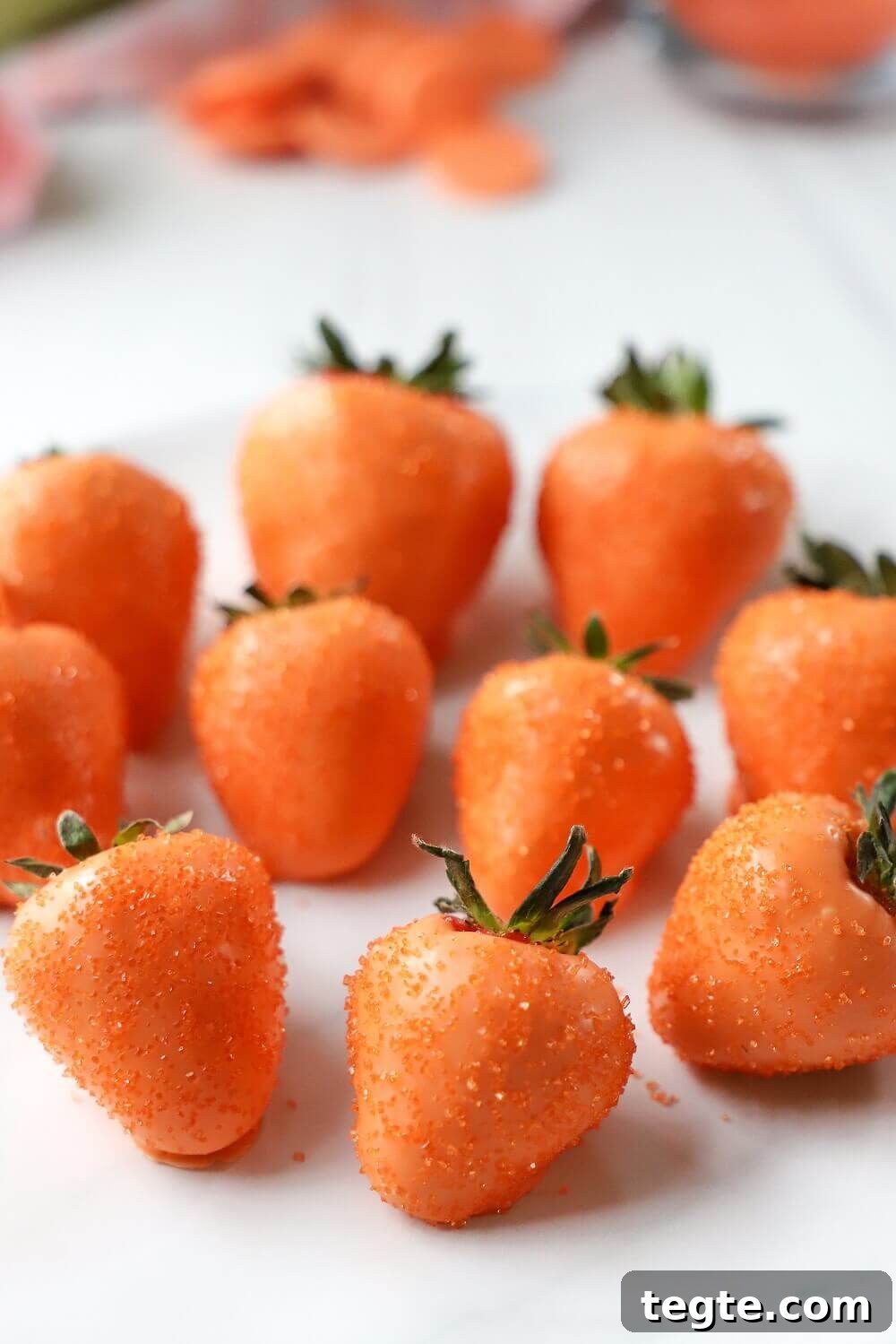 Chocolate Strawberry Carrots 