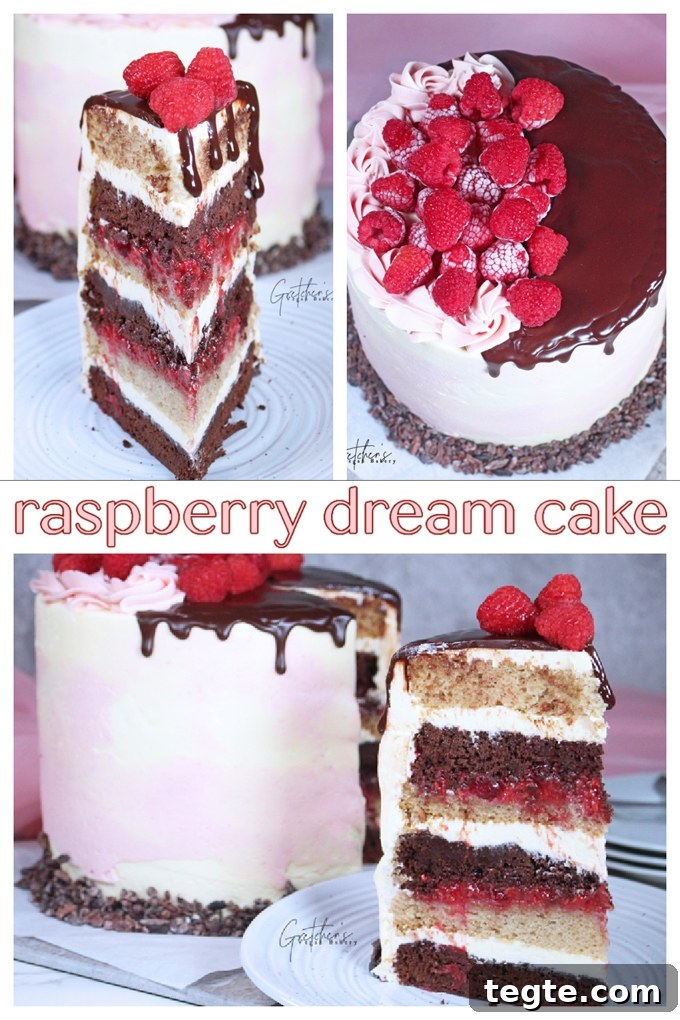 Raspberry Dream Cake Recipe: Moist Layer Cake with Fresh Berries 2 Raspberry Dream Cake
