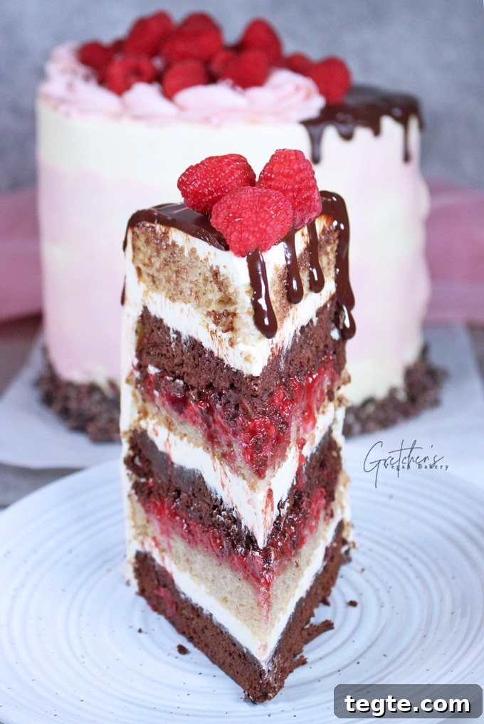 Raspberry Dream Cake Recipe: Moist Layer Cake with Fresh Berries 4 Raspberry Dream Cake