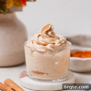 Pumpkin-Spiced Whipped Cream Recipe for Fall Desserts 10 pumpkin whipped cream in a jar.