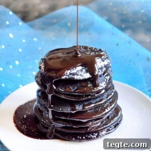 Brownie Batter Pancakes