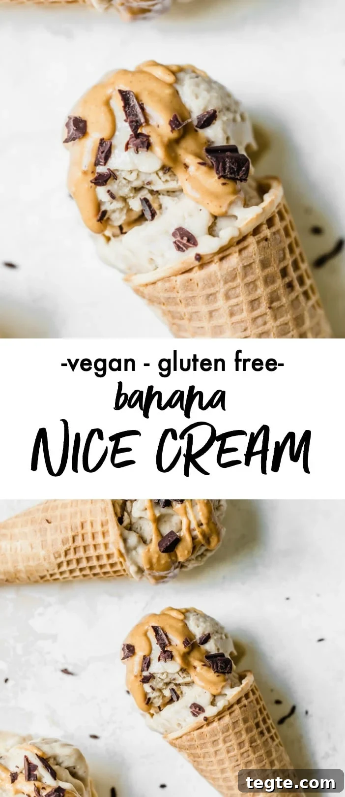 Creamy 2-Ingredient Banana Nice Cream Recipe 6 Banana ice cream