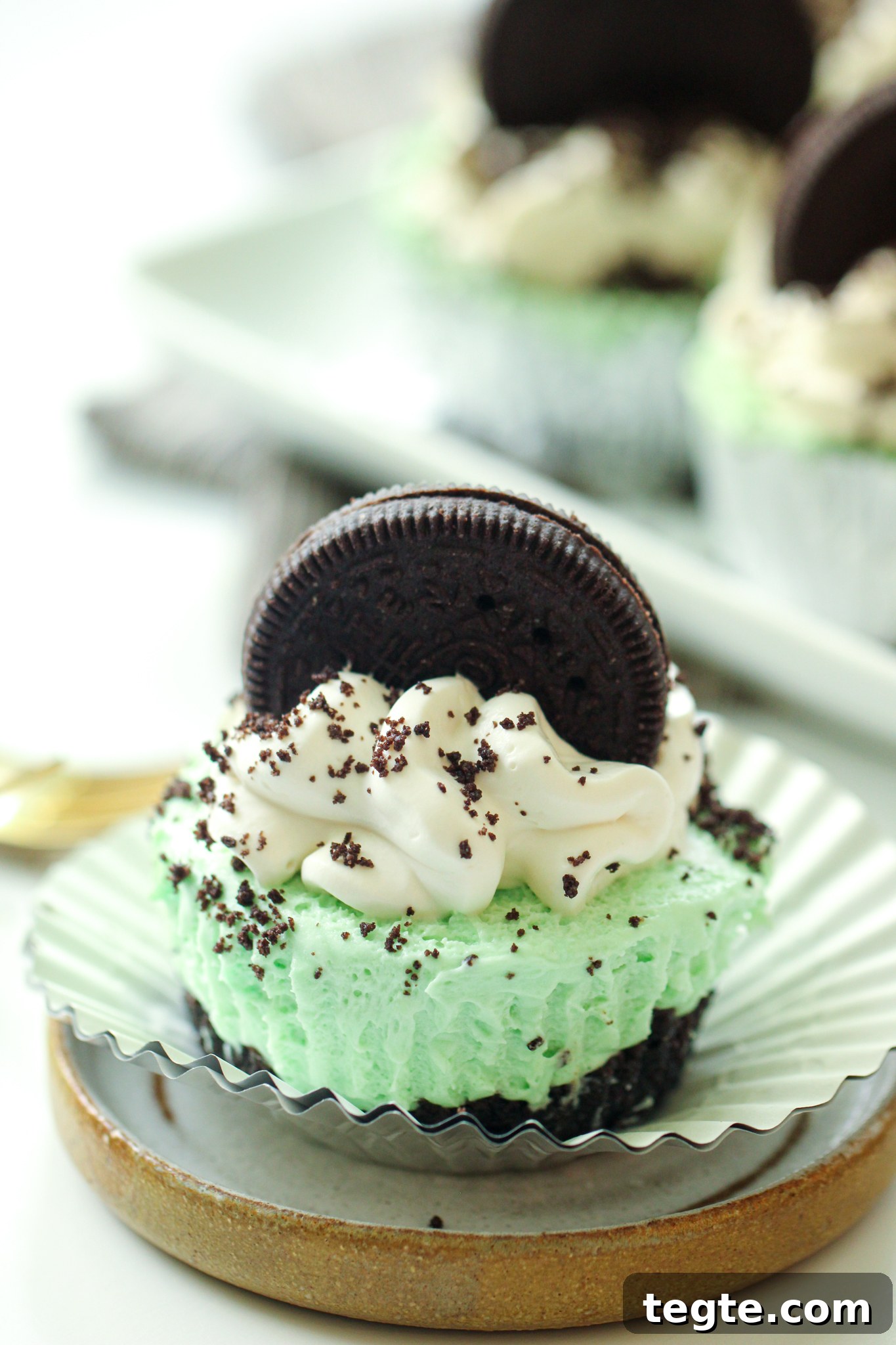 Gluten-Free, Dairy-Free Grasshopper Pie Recipe for Mint Lovers 4 No-Bake Gluten-free Dairy-free Grasshopper Pie = An EASY dessert that looks beautiful without a lot of work. Quick prep and is gluten-free, dairy-free, nut-free, egg-free, plant-based, and vegan. Make ahead for your next party, BBQ, potluck, or holiday.