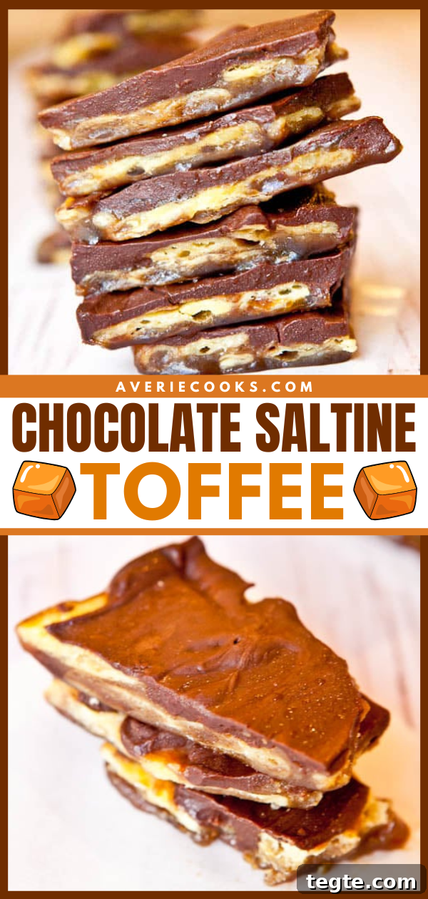 Saltine Toffee (aka Christmas Crack Recipe) — They don’t call this stuff ‘Christmas Crack’ for nothing. It’s easy to make, extremely addictive, and combines salty, sweet, crunchy, and chewy into a holiday favorite.