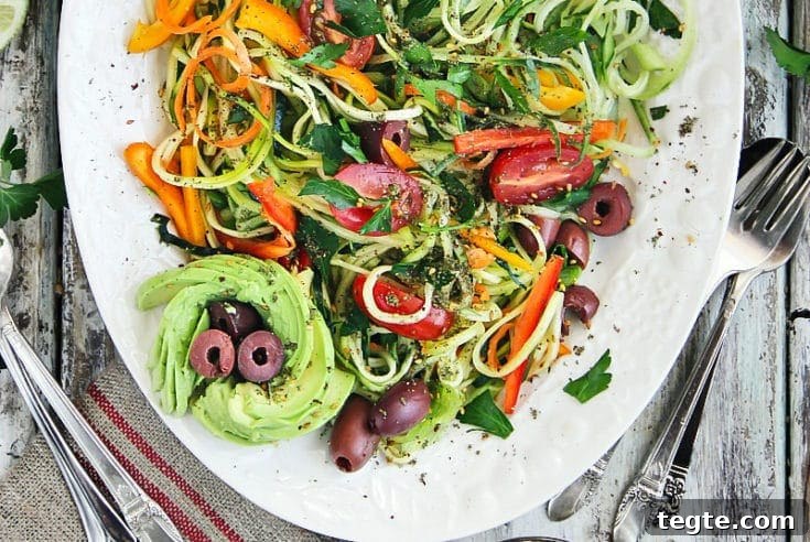 Zesty Zoodle Salad