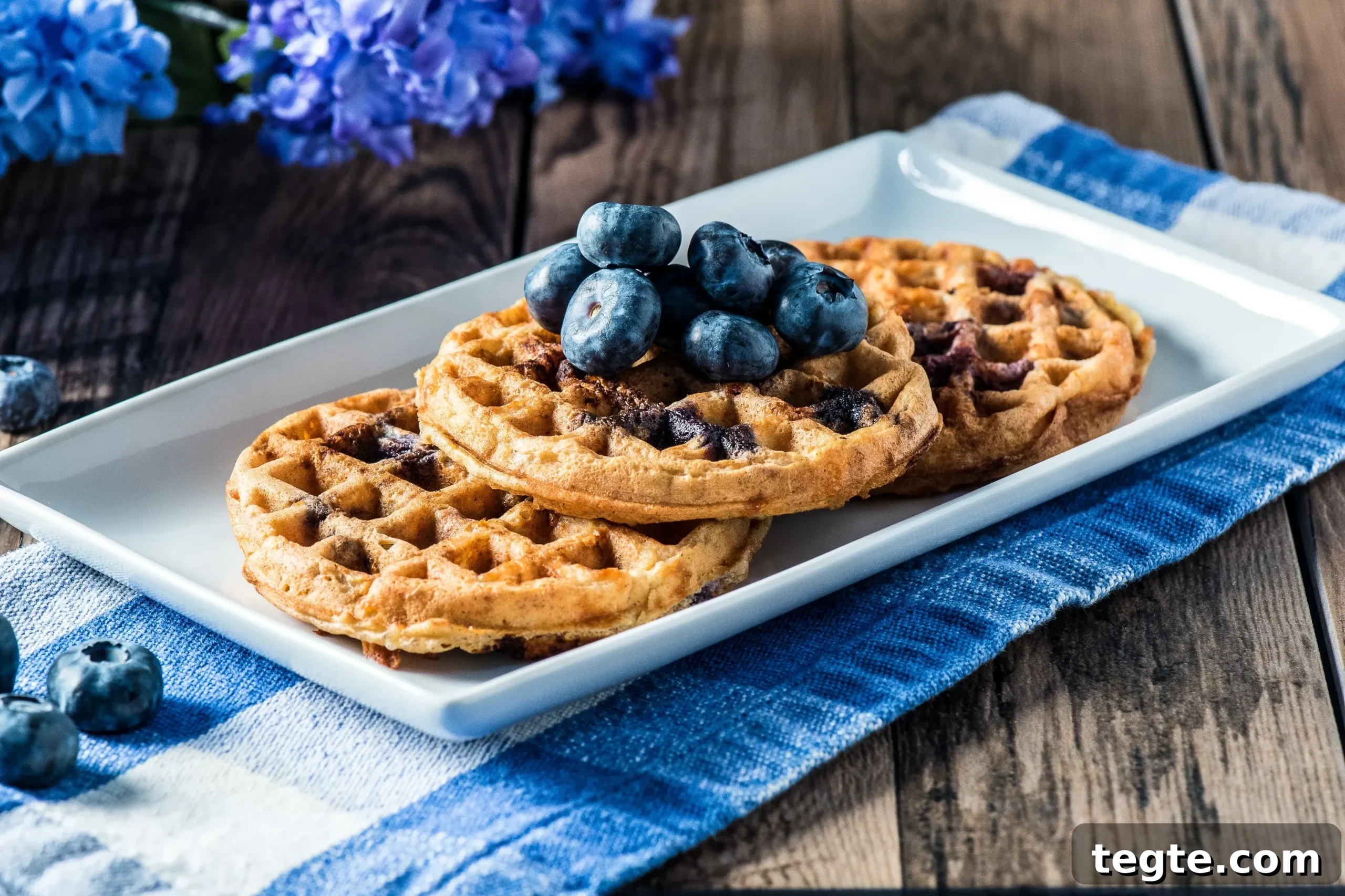 Blueberry Chaffle Dessert Recipe: Low-Carb Sweet Treat 2 img 17160 1 scaled
