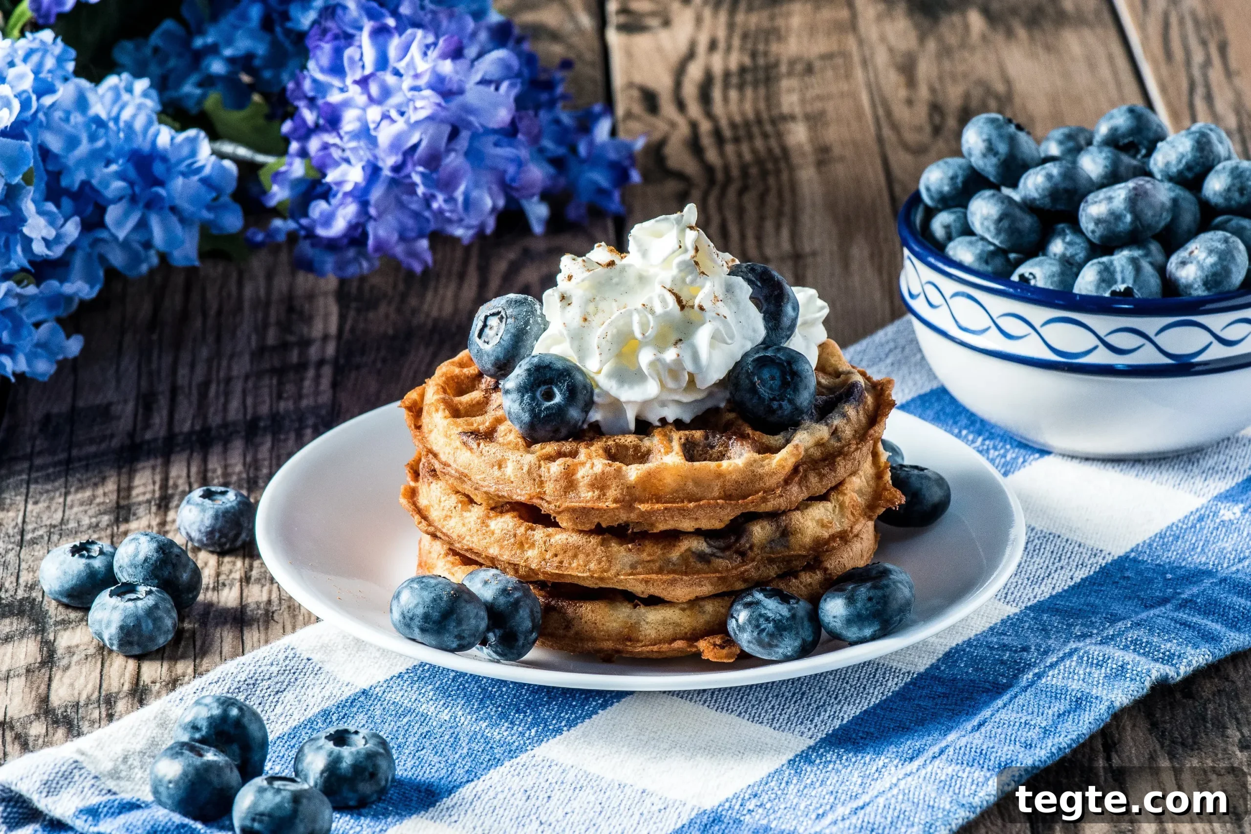 Blueberry Chaffle Dessert Recipe: Low-Carb Sweet Treat 10 img 17160 12 scaled