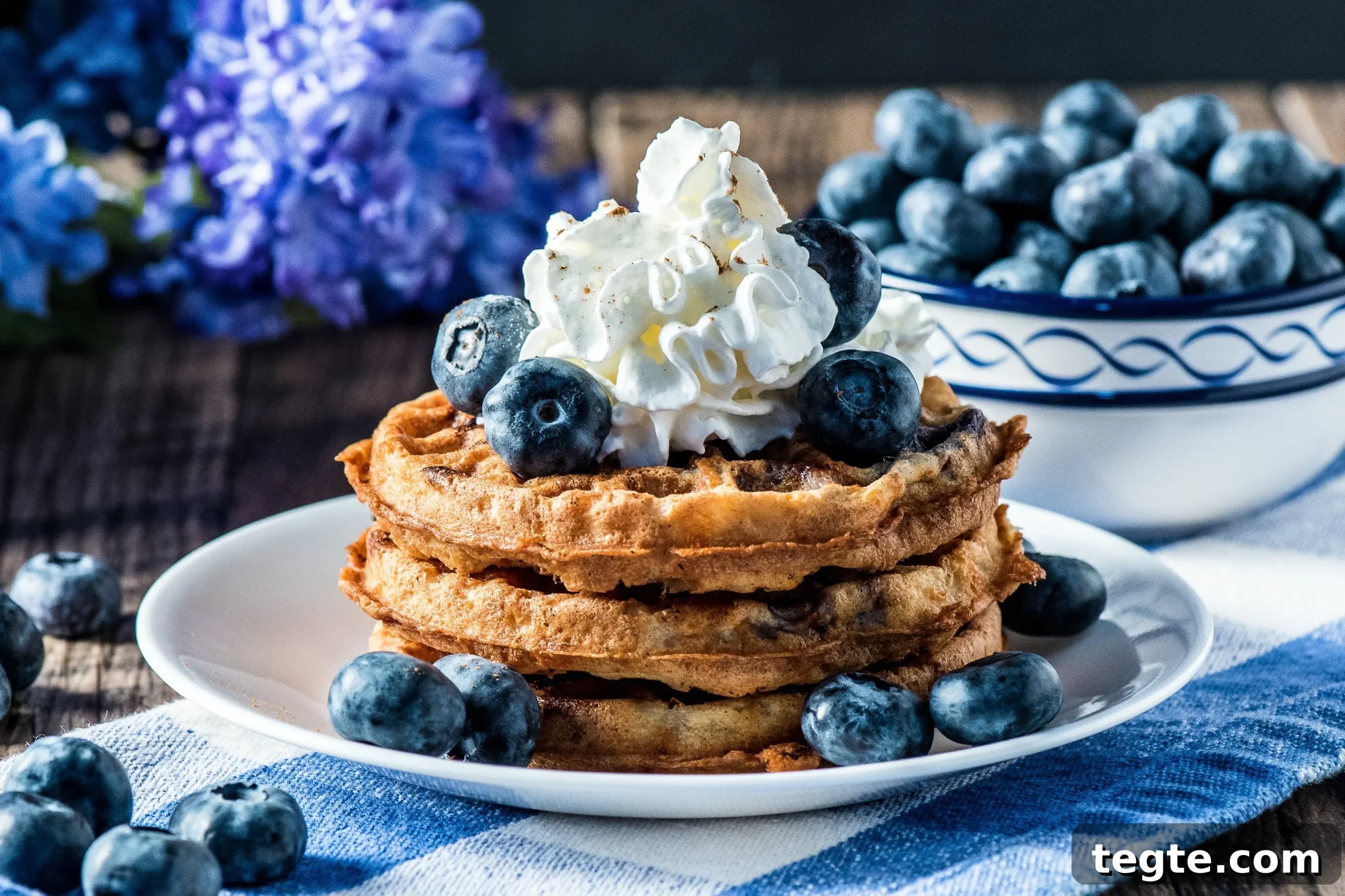 Blueberry Chaffle Dessert Recipe: Low-Carb Sweet Treat 12 img 17160 16 scaled