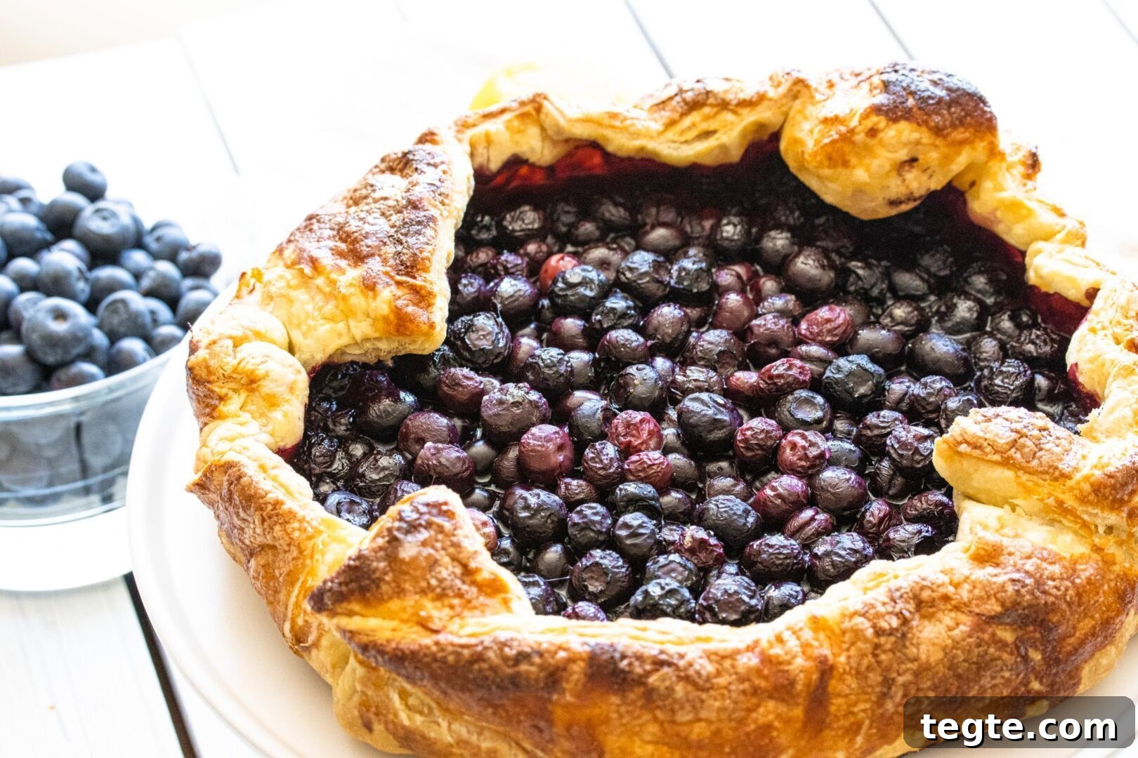 Puff Pastry Blueberry Galette Puff Pastry Blueberry Galette