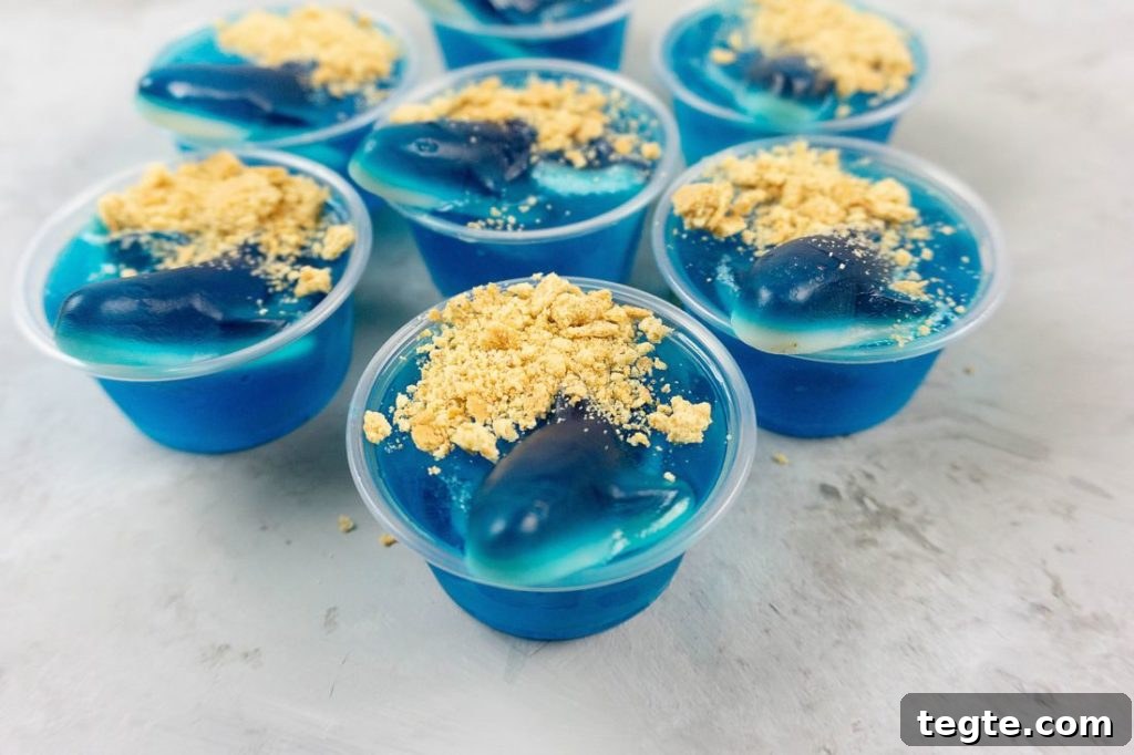 31 Classic Vintage Jell-O Dessert Recipes to Try Now 13 shark beach jello shots