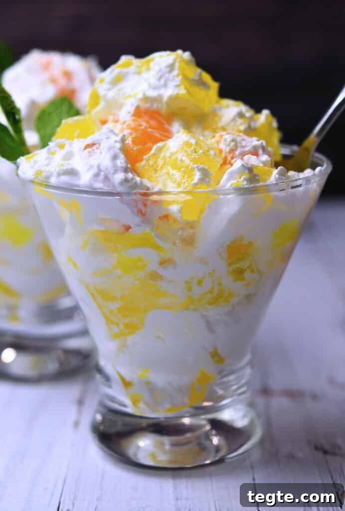 31 Classic Vintage Jell-O Dessert Recipes to Try Now 10 lemon orange fluff salad