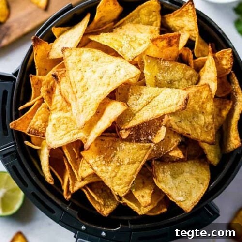 Crispy Air Fryer Tortilla Chips Recipe 3 air-fryer-Tortilla-Chips