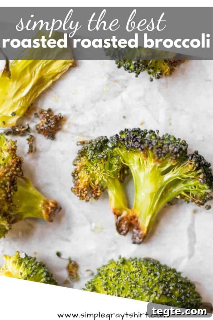 Roasted Broccoli Guide: Crispy Oven Recipe for Perfect Results 9 pin for pinterest