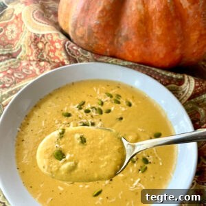 Creamy Pumpkin Soup Recipe: Smooth, Velvety Fall Favorite 2 Cream of pumpkin soup