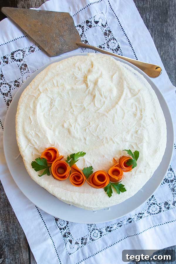30 Gluten-Free Easter Desserts Your Guests Will Crave 2 overview of vegan gluten free Easter cake with frosting and carrot roses