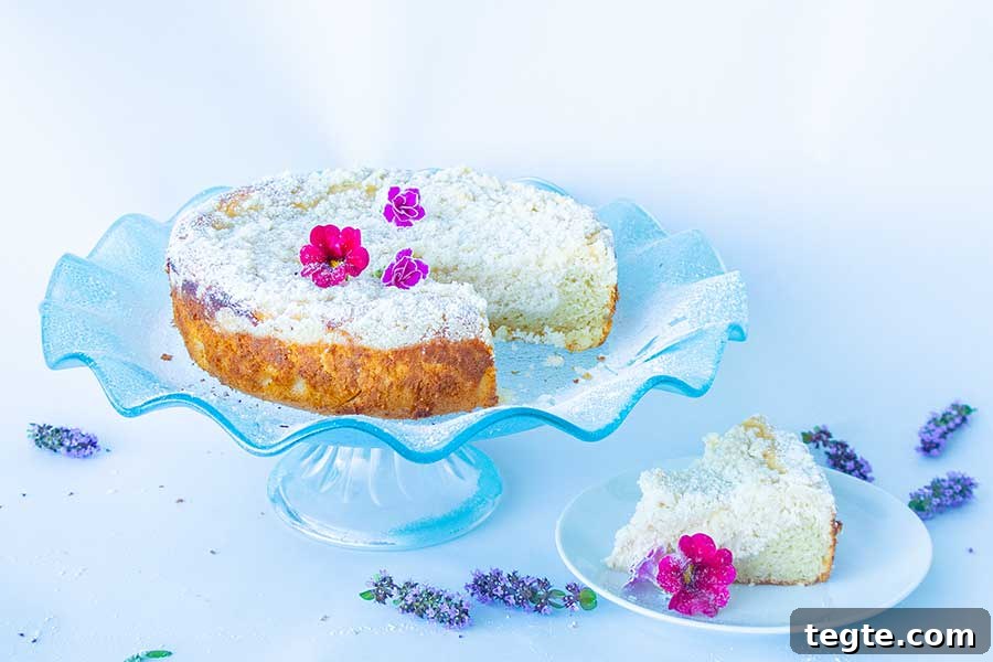 30 Gluten-Free Easter Desserts Your Guests Will Crave 12 cream cheese vanilla cake on a cake platter, gluten-free