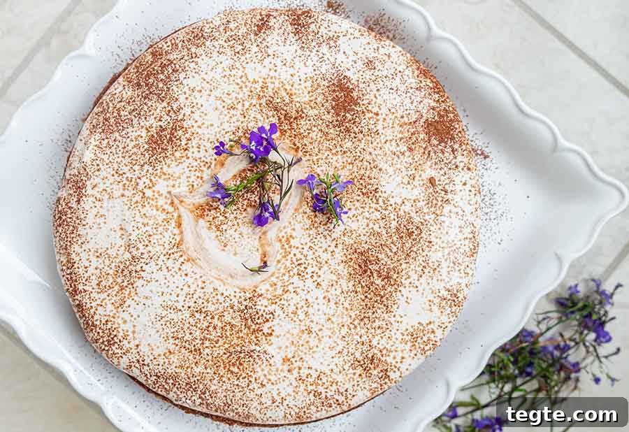 30 Gluten-Free Easter Desserts Your Guests Will Crave 13 overview of gluten free tiramisu cheesecake on a platter for Easter