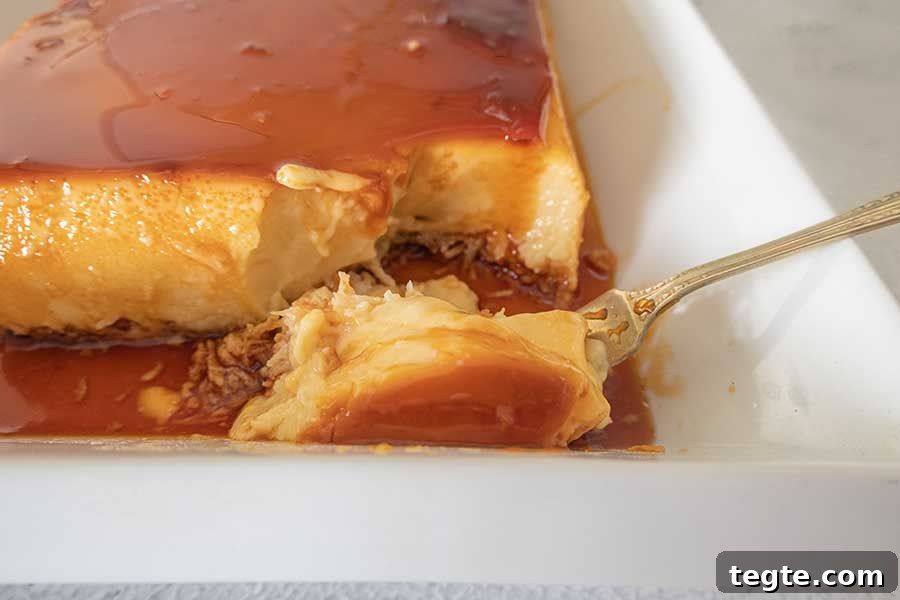 30 Gluten-Free Easter Desserts Your Guests Will Crave 25 sliced Coconut Crème Brûlée on a plate, dairy free