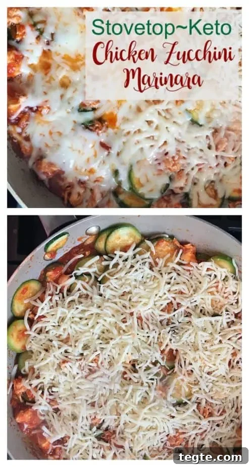 Keto Stovetop Chicken with Zucchini Marinara Recipe 3 chicken marinara casserole
