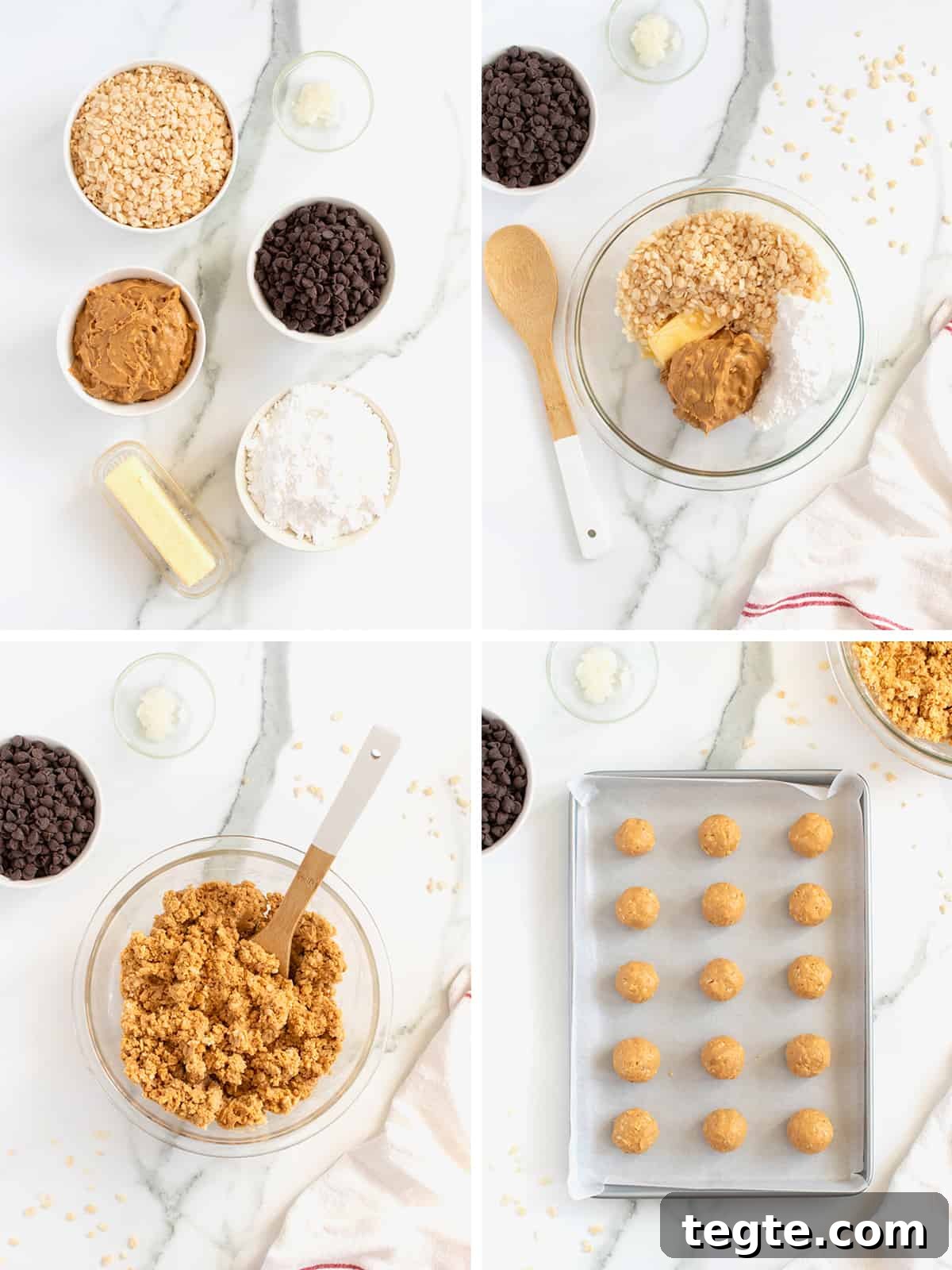 Chocolate Peanut Butter Balls by The BakerMama