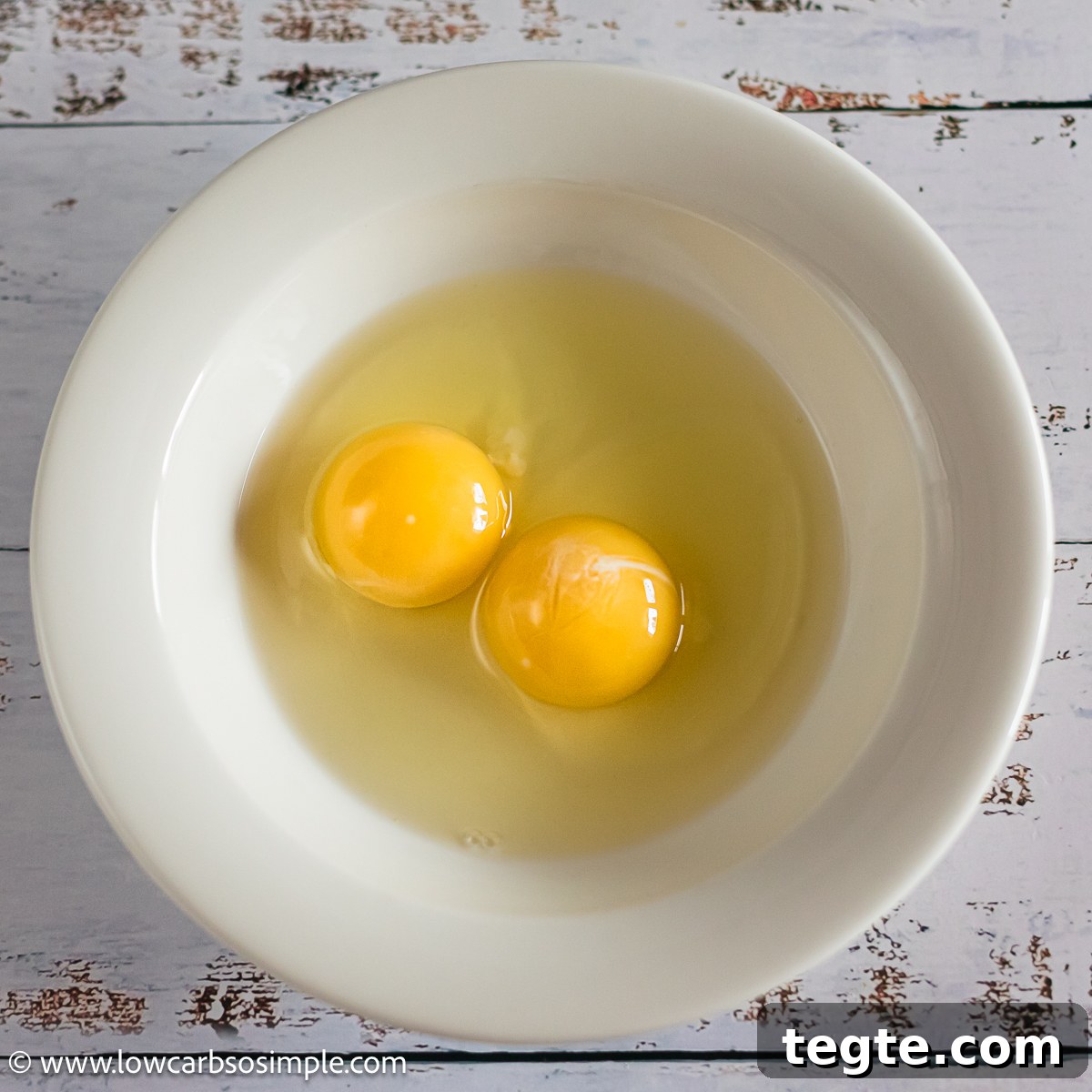 Carnivore-Style Wiener Schnitzel: Meat-Only Schnitzel Recipe 5 Two Eggs in a Shallow Bowl- | Low-Carb, So Simple