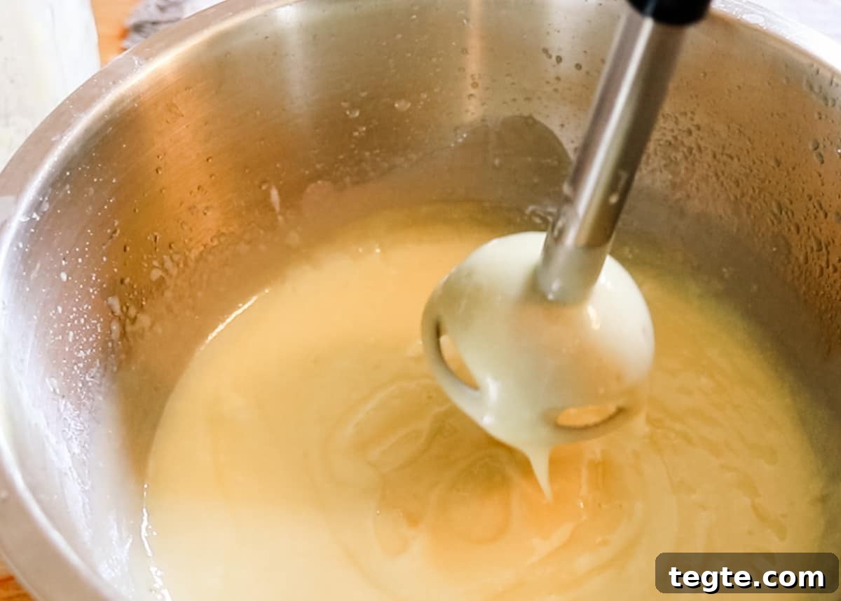 Make Herbal Soap Using Dried Herbs: Step-by-Step Guide 13 Checking the trace of the soap.